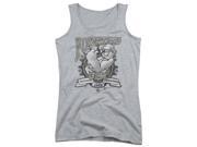 Trevco Popeye Forearms Juniors Tank Top Athletic Heather Large