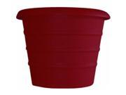Akro Mils MSA08001F85 8 in. Red Marina Planter Pack of 10