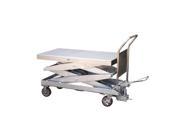 Vestil CART 1500 D TS PSS Partially Ss Elevating Cart 24 x 47 in..5 in. 1500 lbs