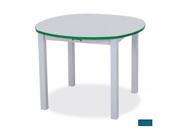 RAINBOW ACCENTS 56020JC005 ROUND TABLE 20 in. HIGH TEAL