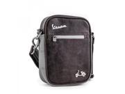 Vespa VPSC18 Small Tote Bag Brown 9.1 x 2.2 x 7.1 in.