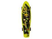 Bravo Sports 161236 Teenage Mutant Ninja Turtlers 21 in. Kids Complete Plastic Skateboard