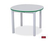 RAINBOW ACCENTS 56022JC008 ROUND TABLE 22 in. HIGH RED