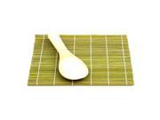 Frontier Natural Products 213924 Helen Chens Asian Kitchen Bamboo Sushi Mat with Paddle
