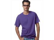 Hanes 5170 Comfortblend Ecosmart Crewneck Mens T Shirt Size Large Purple.