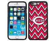 Coveroo 875 9741 BK FBC Cincinnati Reds Sketchy Chevron Design on iPhone 6 6s Guardian Case