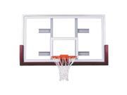 First Team FT240 Tempered Glass 42 X 72 in. Unbreakable Conversion Glass Backboard Royal Blue