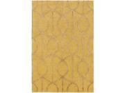 Artistic Weavers AWUB2164 576 Urban Marie Rectangle Hand Tufted Area Rug Gold 5 x 7 ft. 6 in.