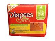 Good Sense Diapees for 7 to 18 lbs 2 Small 25 Count Case of 8