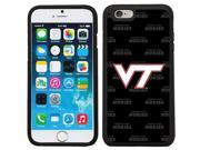Coveroo 875 9105 BK FBC Virginia Tech Dark Repeating Design on iPhone 6 6s Guardian Case