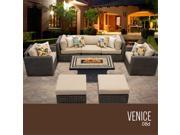 TKC Venice 8 Piece Outdoor Wicker Patio Furniture Set