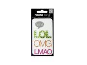Bulk Buys CG117 72 Lots Of Laughs Phone Bling Removable Stickers