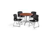 OFM PKG BRK 105 0020 Breakroom Package Featuring 42 in. Round Multi Purpose Table with Four 315 Plastic Chairs