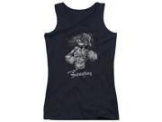 Trevco Popeye Situation Juniors Tank Top Black Small