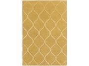Artistic Weavers AWUB2150 46 Urban Cassidy Rectangle Hand Tufted Area Rug Gold 4 x 6 ft.