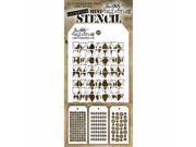 Stampers Anonymous MTS 9 Tim Holtz Mini Layered Stencil Set Pack of 3 Set No.9