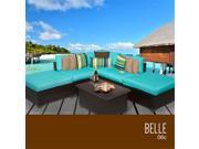 TKC Belle 6 Piece Outdoor Wicker Patio Furniture Set