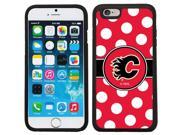 Coveroo 875 7050 BK FBC Calgary Flames Polka Dots Design on iPhone 6 6s Guardian Case