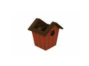 Wald Imports 5425 5p SP6 5 in. Holiday Plaid Birdhouse Set of 6