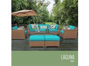 TKC Laguna 8 Piece Outdoor Wicker Patio Furniture Set