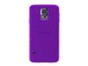 Hi Line Gift UC0277 Purple TPU S Design Case for HTC One M8 Mini