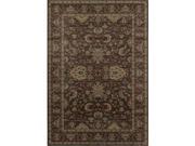 Rugs America 24946 5 ft. 3 in. Ziegler Brown Round Area Rug