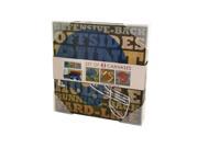 Bulk Buys OL046 2 Football Canvas Wrapped Wall Art Set 2 Piece