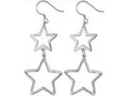 Doma Jewellery DJS02509 Sterling Silver Rhodium Plated Earring 52mm Height