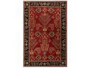 Jaipur RUG129775 9.6 x 13.6 ft. Classic Oriental Pattern Wool Area Rug Red Black