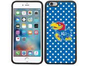Coveroo 876 9029 BK FBC University of Kansas Mini Polka Dots Design on iPhone 6 Plus 6s Plus Guardian Case