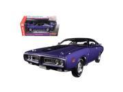 Autoworld AMM1056 1971 Dodge Charger Super Bee Hemmings Motor News Plum Crazy Purple Limited Edition to 1002 Piece 1 18 Diecast Model Car