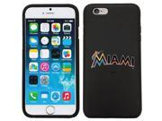 Coveroo 875 5911 BK HC Miami Marlins Miami Wordmark Design on iPhone 6 6s Guardian Case