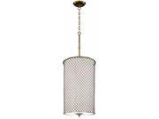 Maxim Lighting 22368OMNAB Manchester 6 Light Entry Foyer Pendant Natural Aged Brass