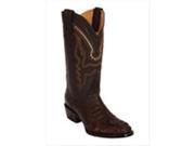 Ferrini 1041109115D Mens Cowboy Caiman Chocolate Round Toe Boots 11.5D