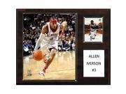 CandICollectables 1215IVERSON NBA 12 x 15 in. Allen Iverson Philadelphia 76ers Player Plaque
