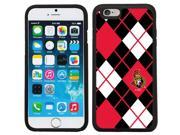 Coveroo 875 7090 BK FBC Ottawa Senators Argyle Design on iPhone 6 6s Guardian Case