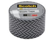 3M Commercial Tape Div C314P2 Expressions Washi Tape Zig Zag