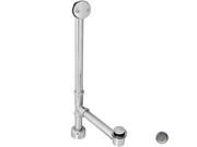 Westbrass D3261K 07 All Exposed Tip Toe Bath Waste and Overflow Satin Nickel
