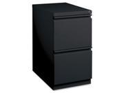 Lorell LLR49524 Mobile Pedestal for F Full Extsn. 15 in. x 19.88 in. x 27.75 in. Black