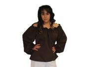 Alexander Costume 14 192 BR Carribean Blouse Costume Brown