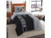 Northwest NOR 1NFL845000019RET Oakland Raiders Soft Cozy NFL Twin Comforter Bed in a Bag 64 x 86 in.
