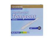 Good Sense Multi Pack Plastic Pearlescent Unscented Tampons 36 Count Case of 12
