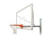 First Team Renegade Supreme Steel Acrylic In Ground Fixed Height Basketball System Gold