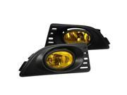 Spec D Tuning LF RSX06AMOEM RS OEM Style Fog Lights for 05 to 06 Acura RSX Yellow 10 x 12 x 18 in.