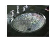 JSG Oceana 007 307 300 Crystal Reflections Pebble Undermount Drop In Combination Sink