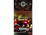 Stash Tea Cranberry Pomegranate Herbal Tea 18 Count Tea Bags Pack of 6 SPPu492637