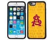 Coveroo 875 4664 BK FBC Arizona State Repeating 2 Design on iPhone 6 6s Guardian Case