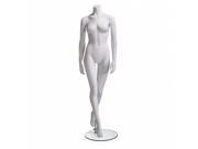 Econoco MGF6 HL Female Mannequin Headless Hands by Side Left Leg Back