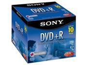 Sony 10DPR47R4 4.7 Gb Write Once Dvd Rs 10 Pk