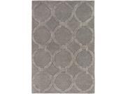 Artistic Weavers AWUB2148 46 Urban Lainey Rectangle Hand Tufted Area Rug Charcoal 4 x 6 ft.